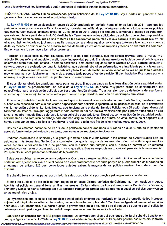 Version taquigráfica 11 julio 2012